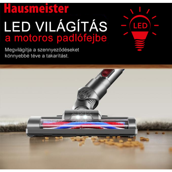 Hausmeister 2061A akkumulátoros 2 az 1-ben kézi porszívó - Image 14
