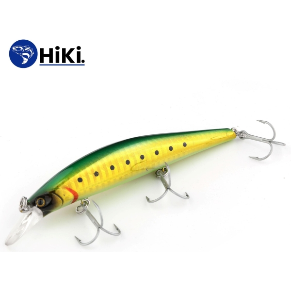 Hiki Minnow 120mm 15g Arany-Zöld-AK120