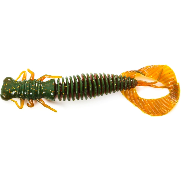 Bull Tackle Lárva Gumicsali 51mm 0.8g Olivazöld