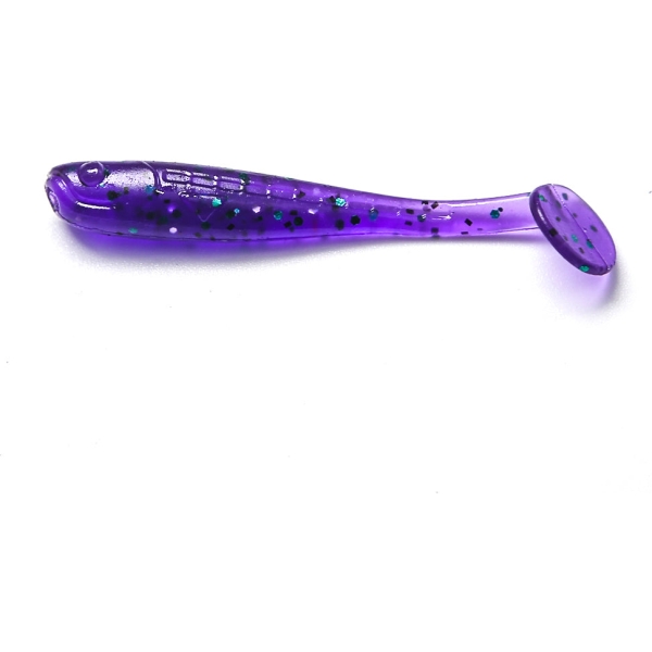 Bull Tackle Laposfarkú Gumihal Lila 50mm 1g-WD07