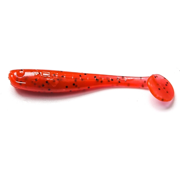 Bull Tackle Laposfarkú Gumihal Piros 50mm 1g-WD07