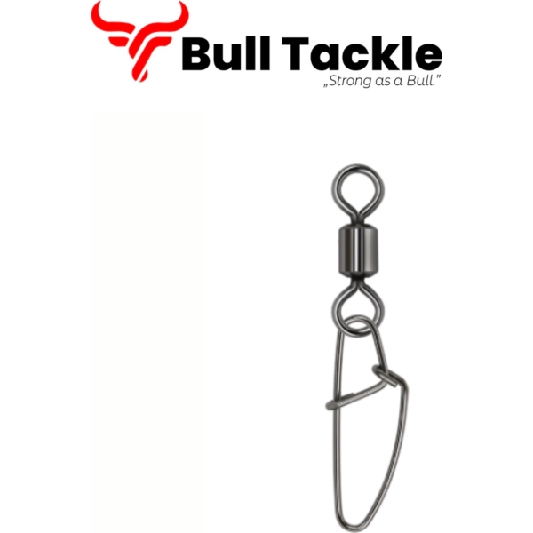 Bull Tackle Rolling Swivel Fastlock Snap 9258-08