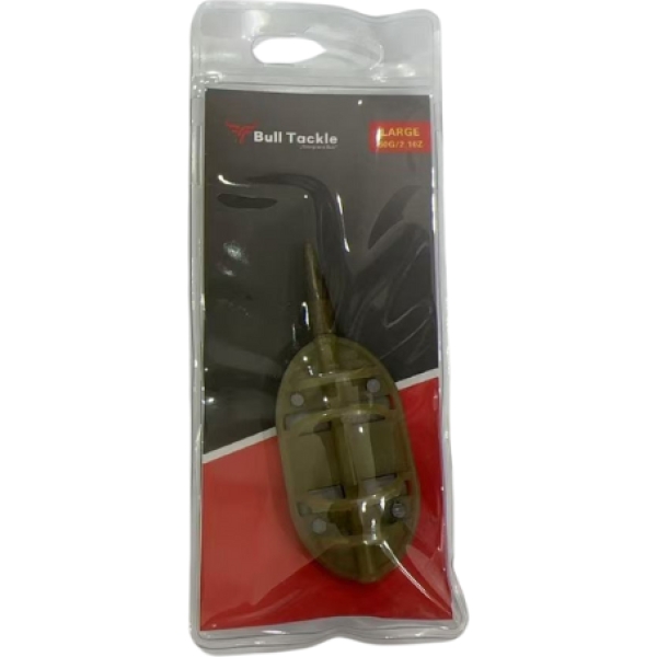 Bull Tackle In-Line Flat Method Feeder 1086-L 45G