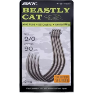 BKK Beastly Cat Harcsázó Horog 9/0 4db/csomag