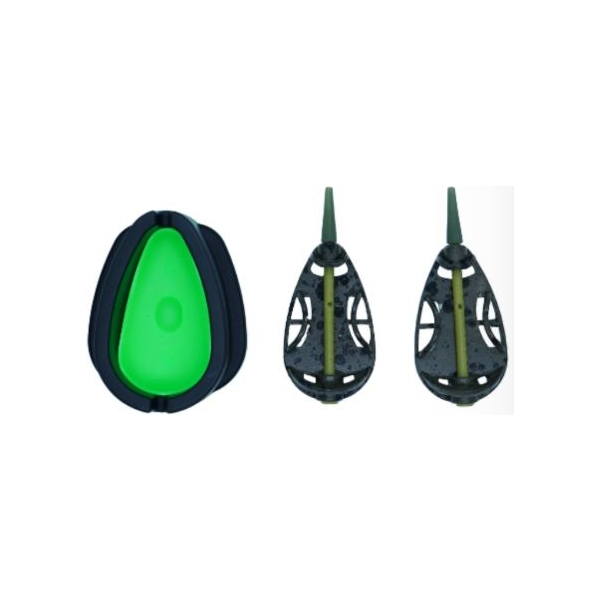 Bull Tackle Flat Method Feeder 2+1 Szett (30g, 40g + Töltőforma)-1046