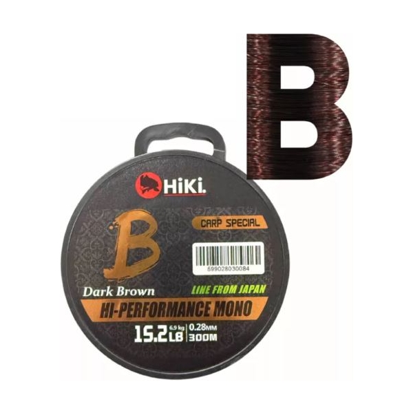 Hiki Dark Brown Zsinor 300m 0.40 mm