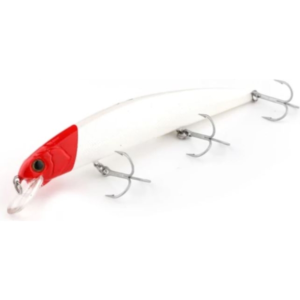 Hiki Minnow 130mm 20g Fehér-Piros-CK130
