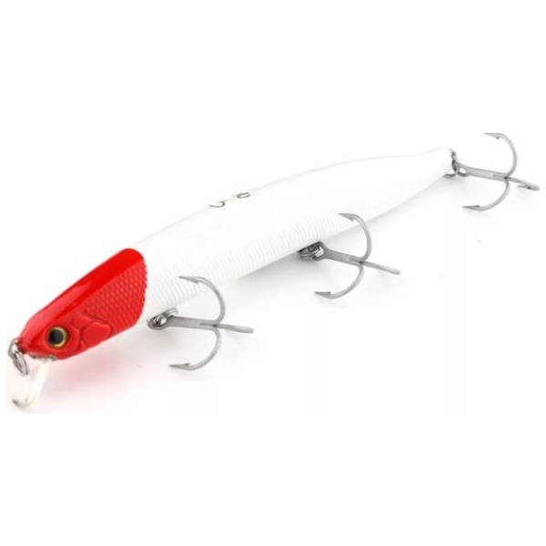Hiki Minnow 130mm 23g Fehér-Piros-CA130